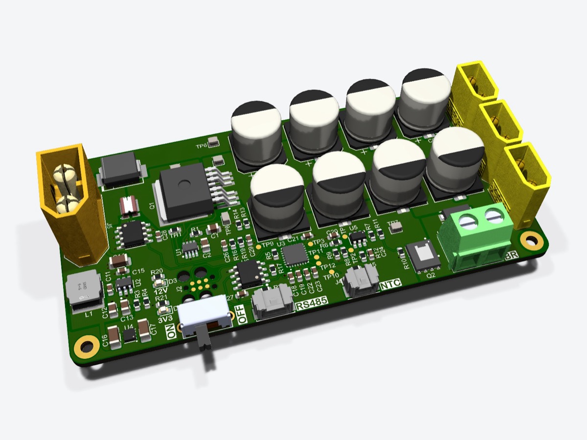 Power distribution board render